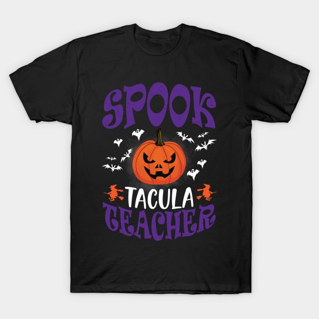 spook teacher T-Shirt by Riyadkhandaker